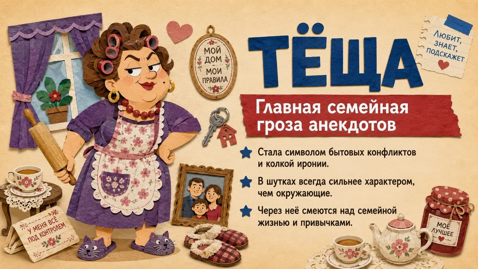 Тёща — главная семейная гроза анекдотов. Анекдоты про тёщу