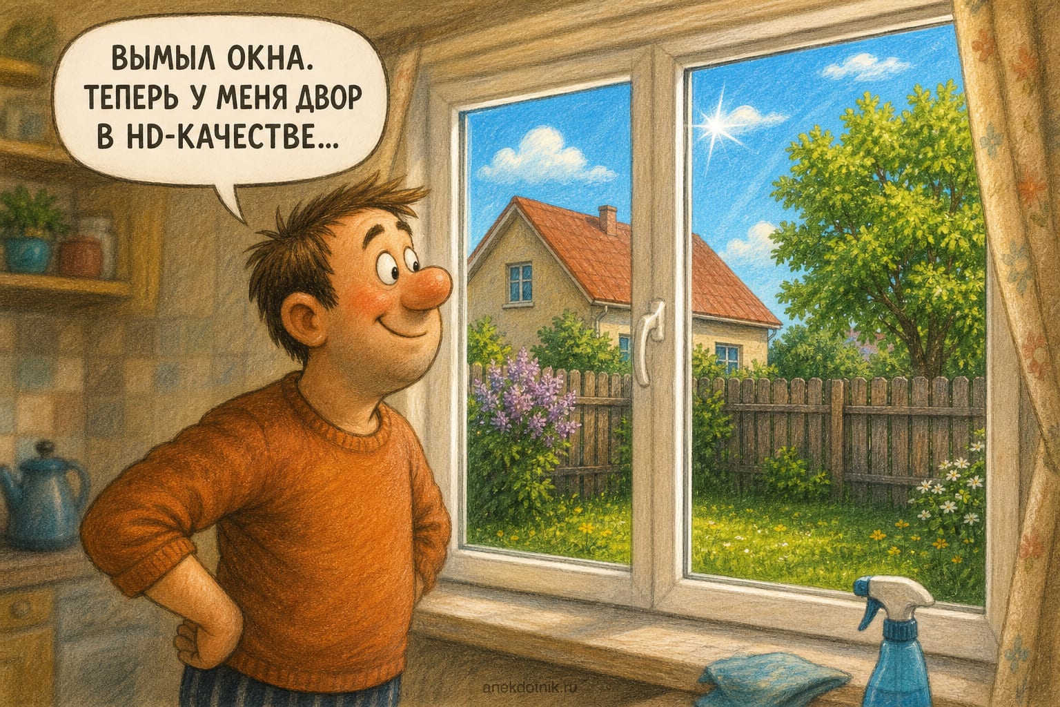 Двор в HD