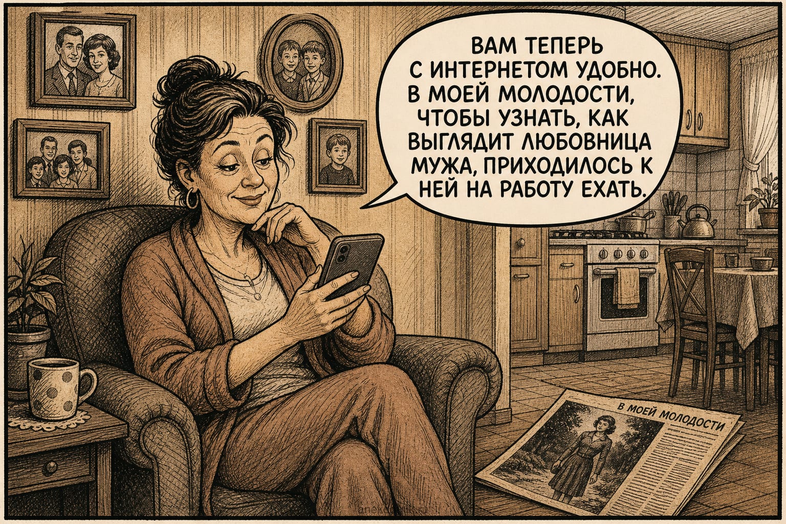 Эволюция женского любопытства