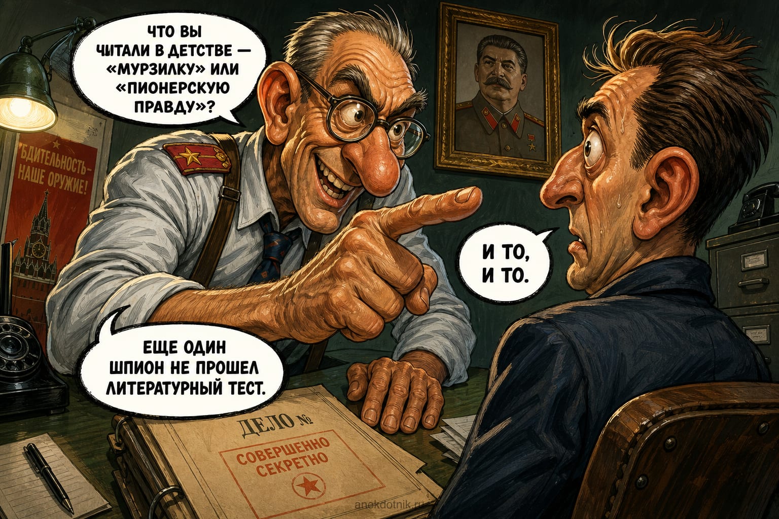 Литературный тест на шпиона