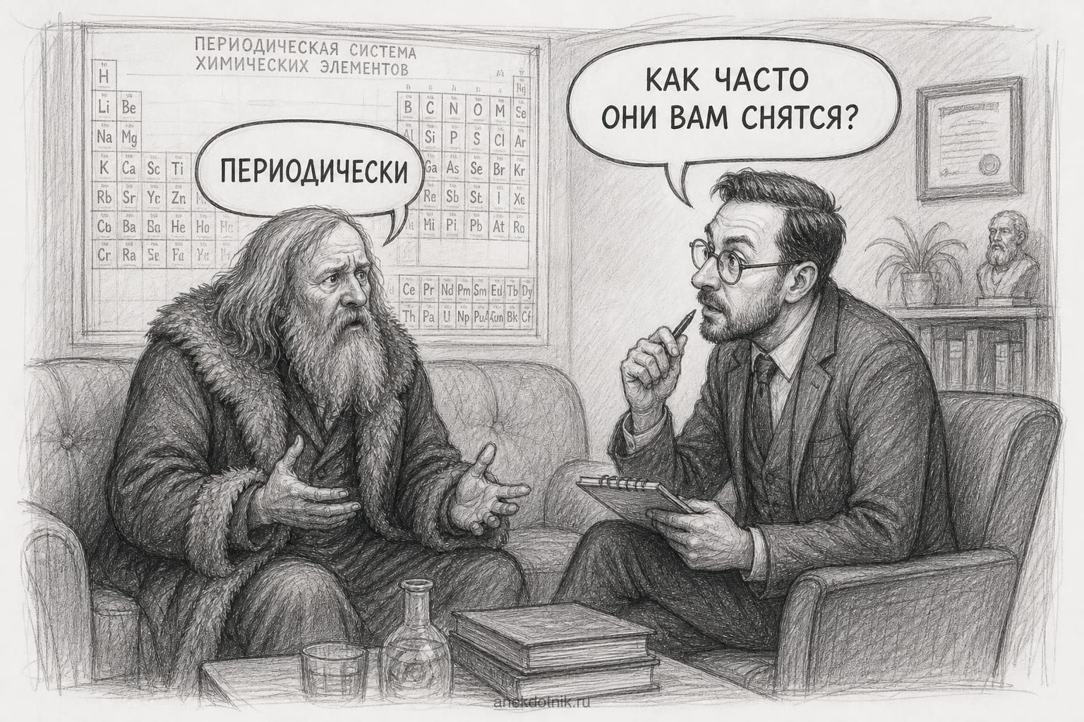 Менделеев у психолога