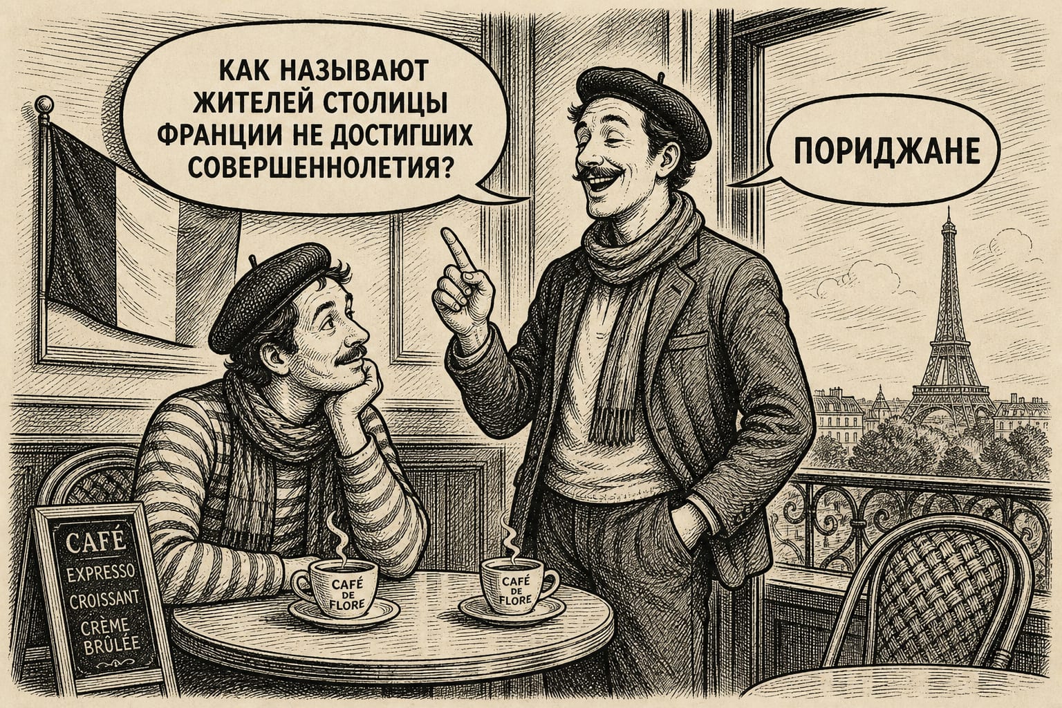 Молодые парижане