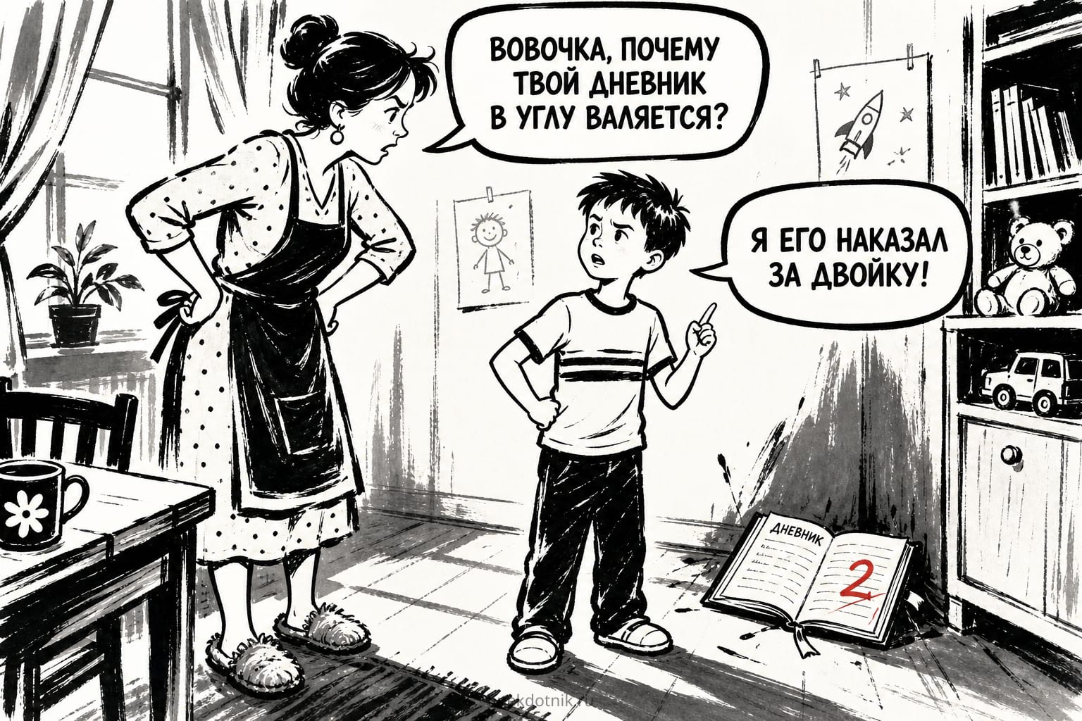 Наказание дневника