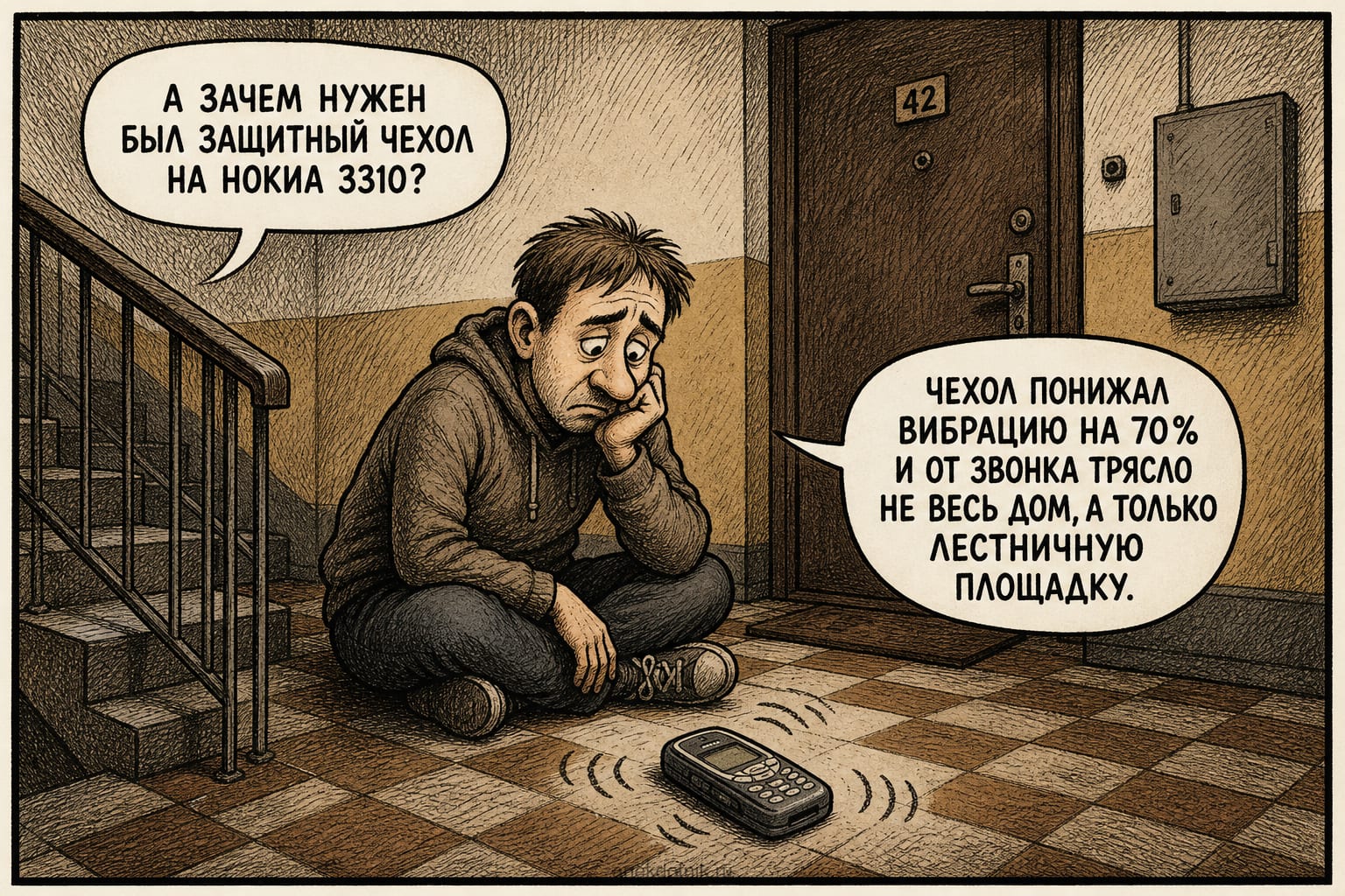Нокиа 3310 в чехле