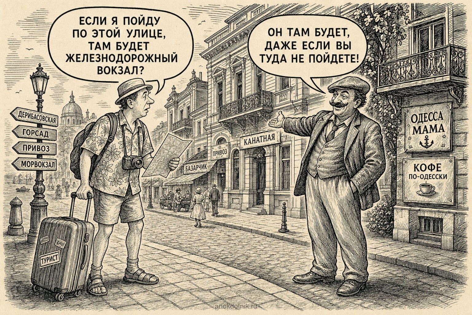 Одесский ответ на глупый вопрос