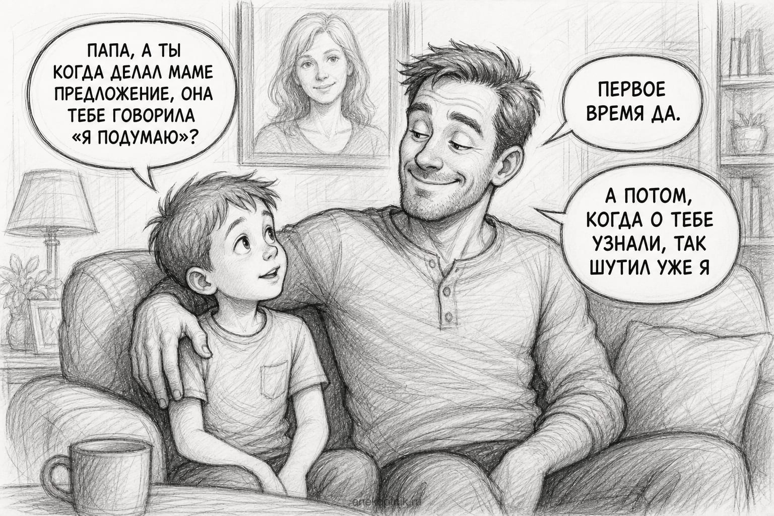 Папа и сын