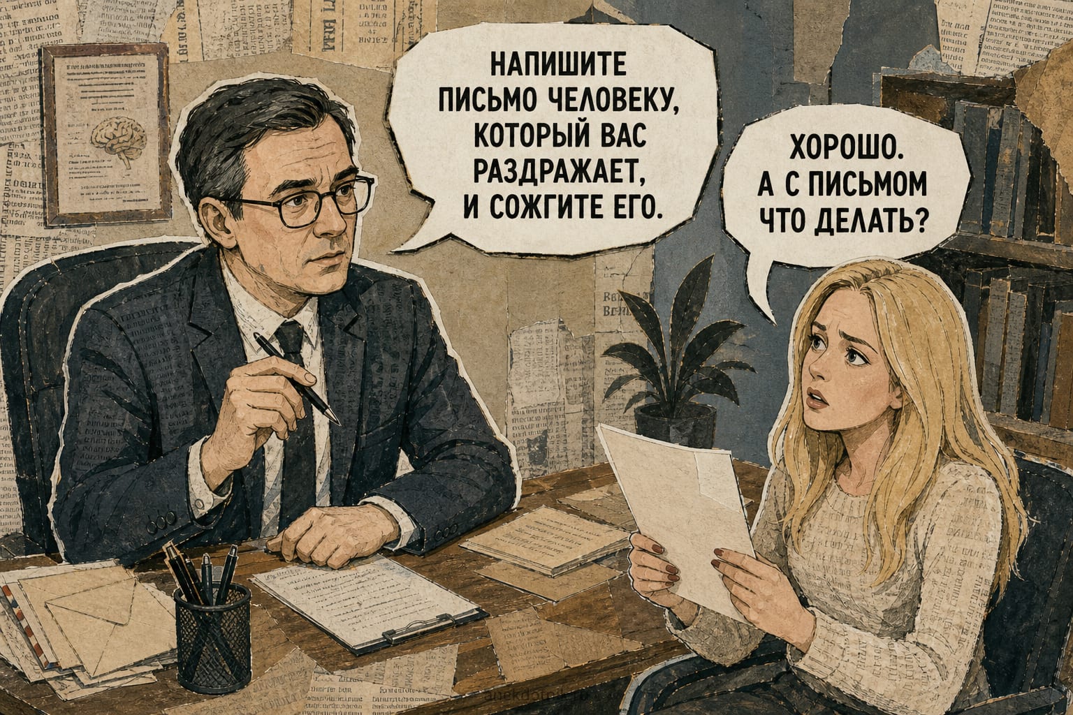 Письмо для сжигания