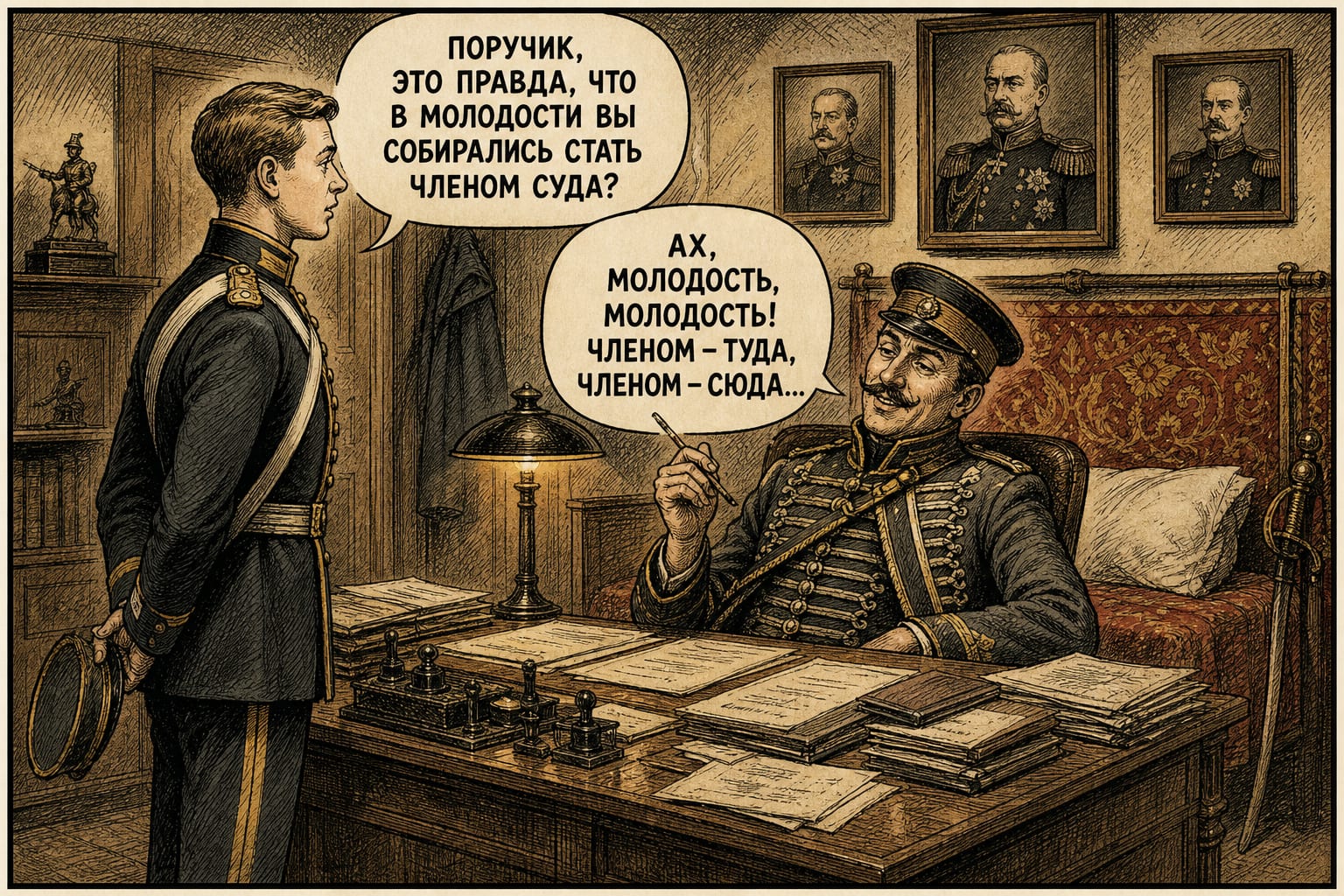 Поручик Ржевский о молодости