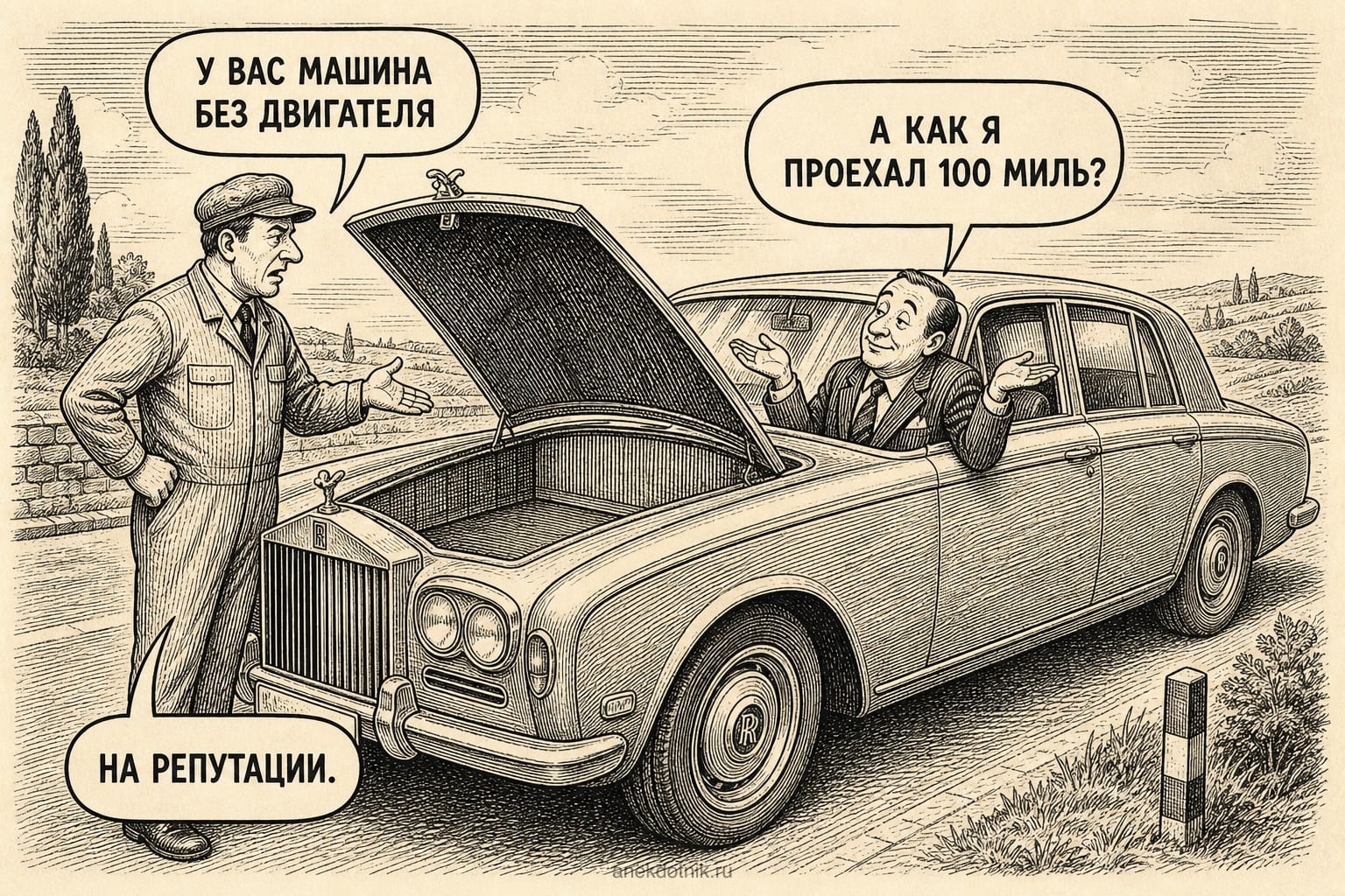 Ролс-Ройс без двигателя