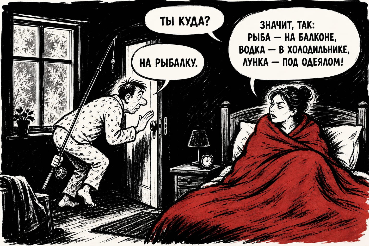 Рыбалка на балконе