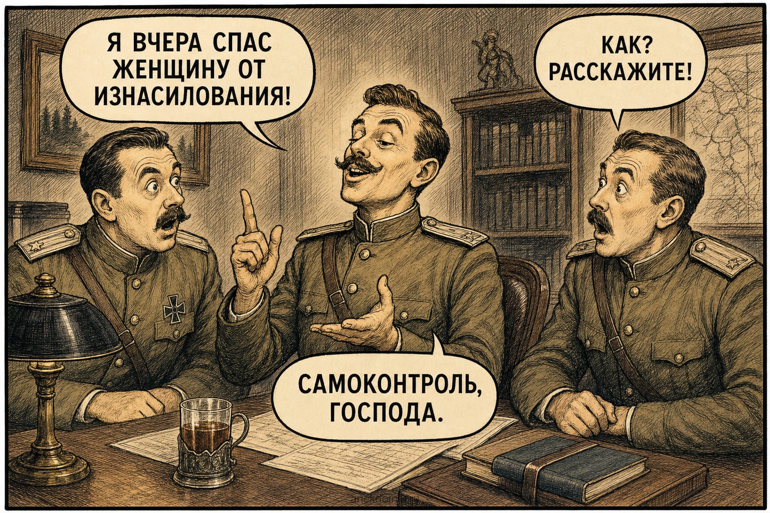 Самоконтроль поручика
