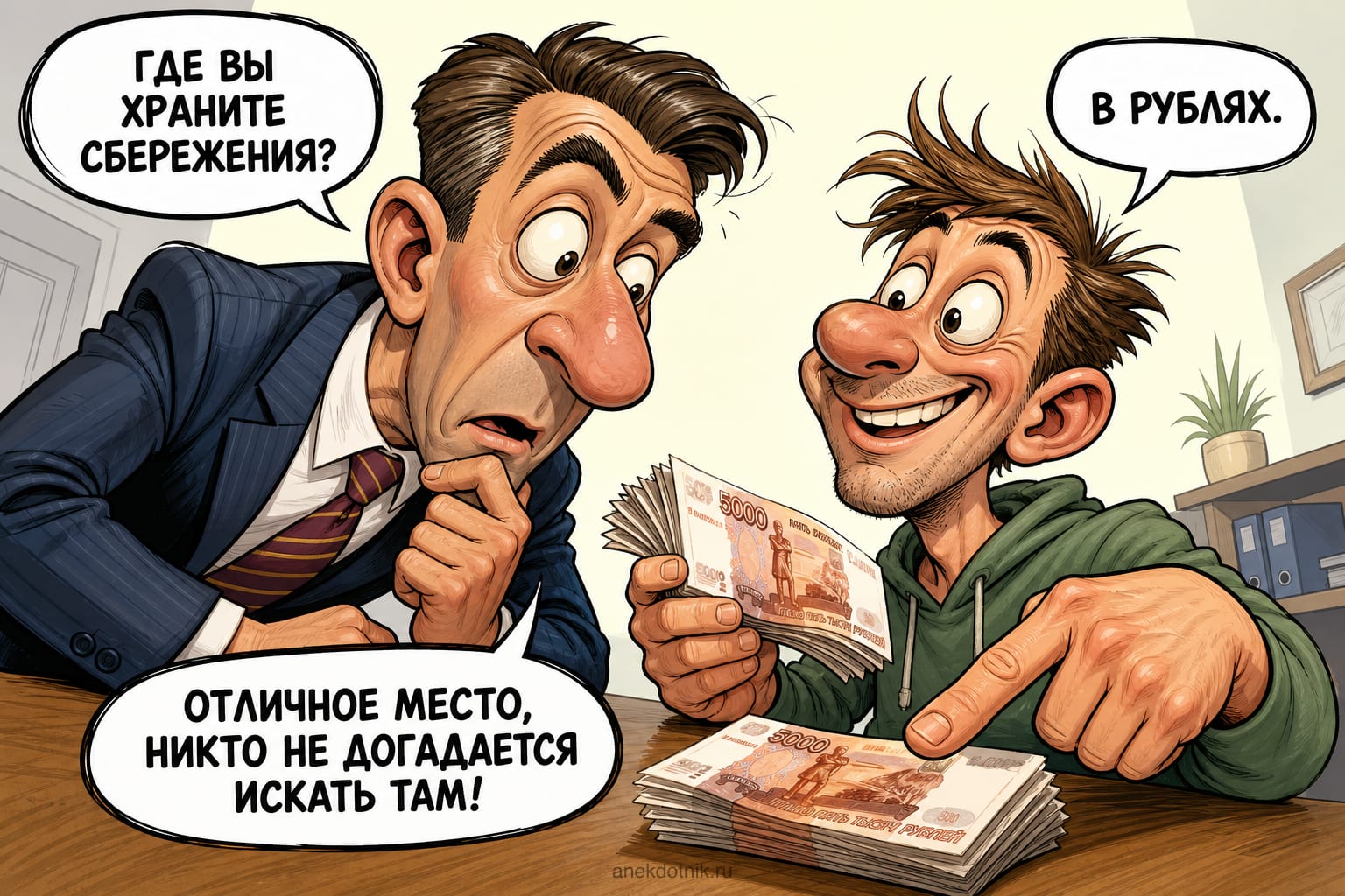 Сбережения в рублях
