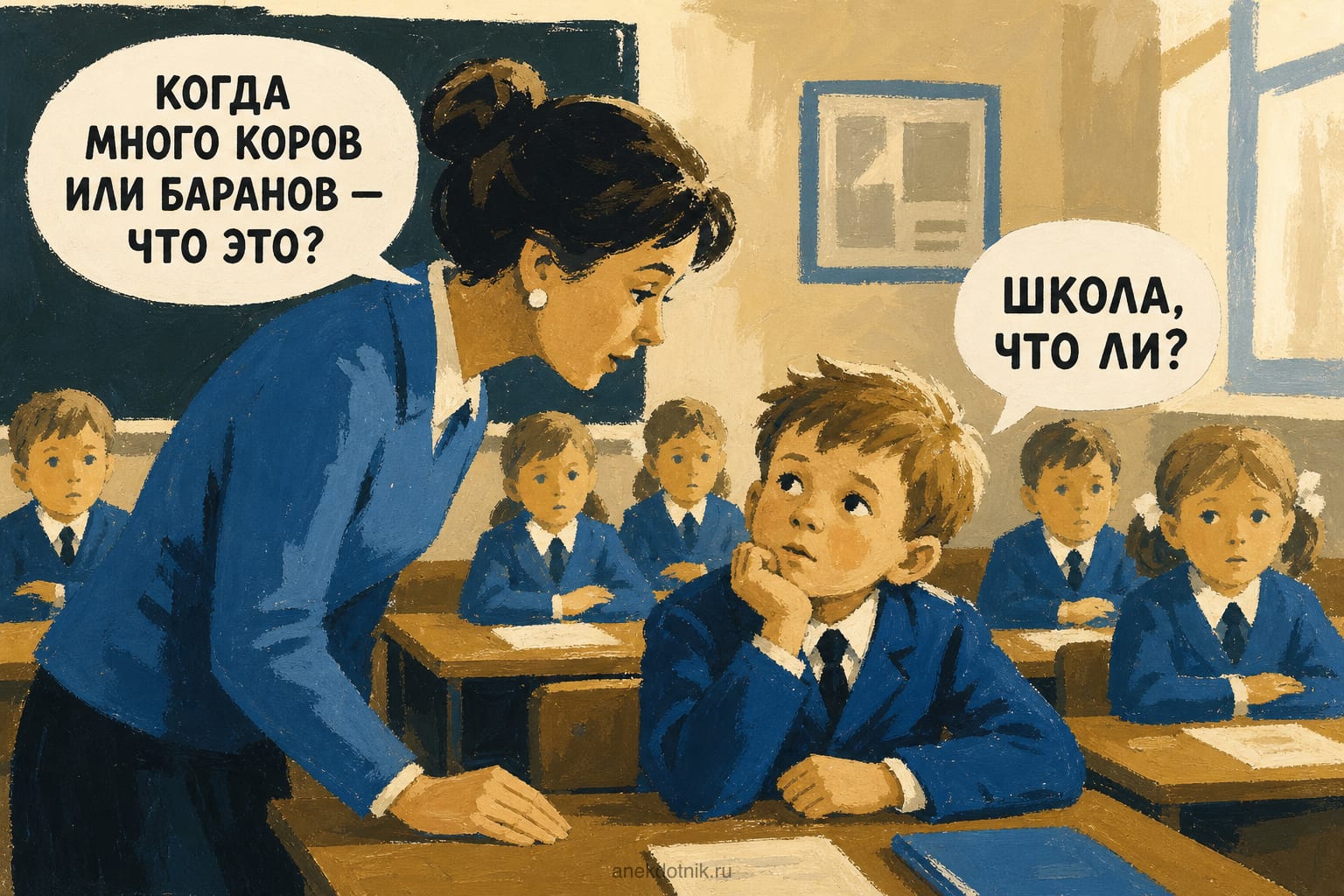 Школа — это стадо