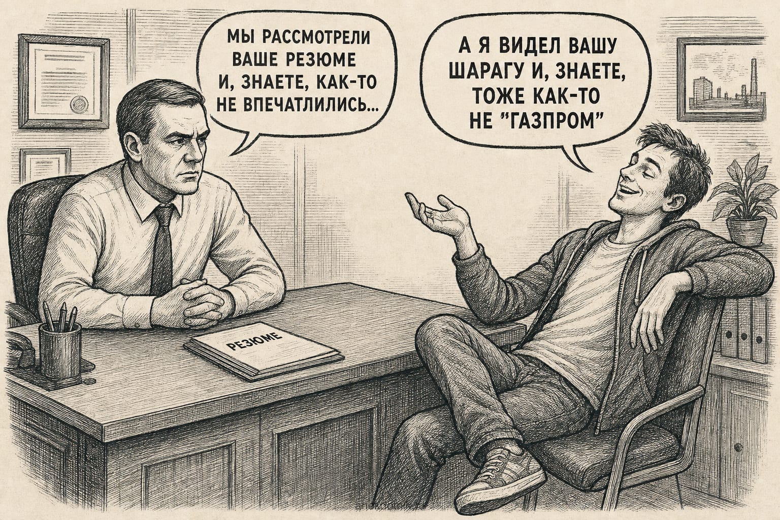 Собеседование наоборот
