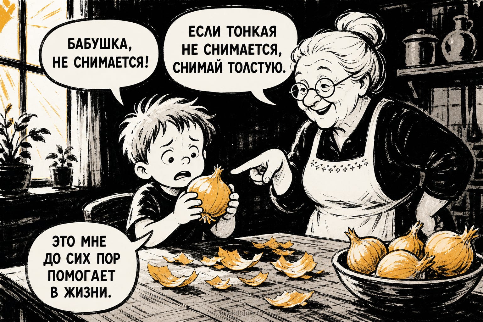 Совет бабушки о луковице