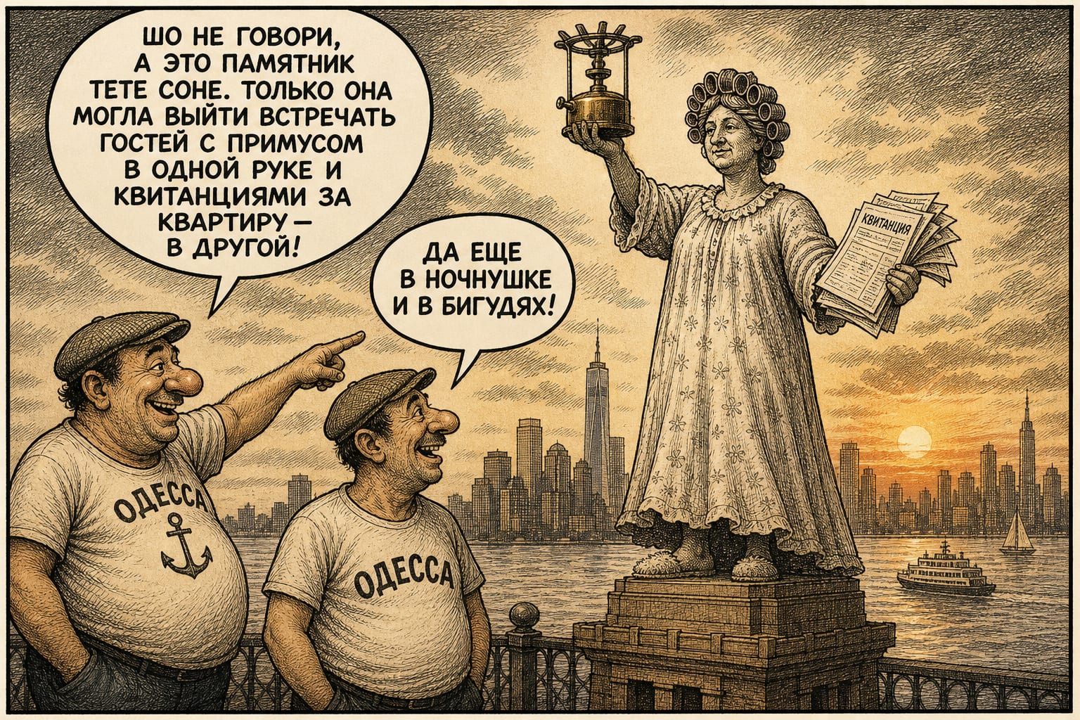 Статуя тети Сони