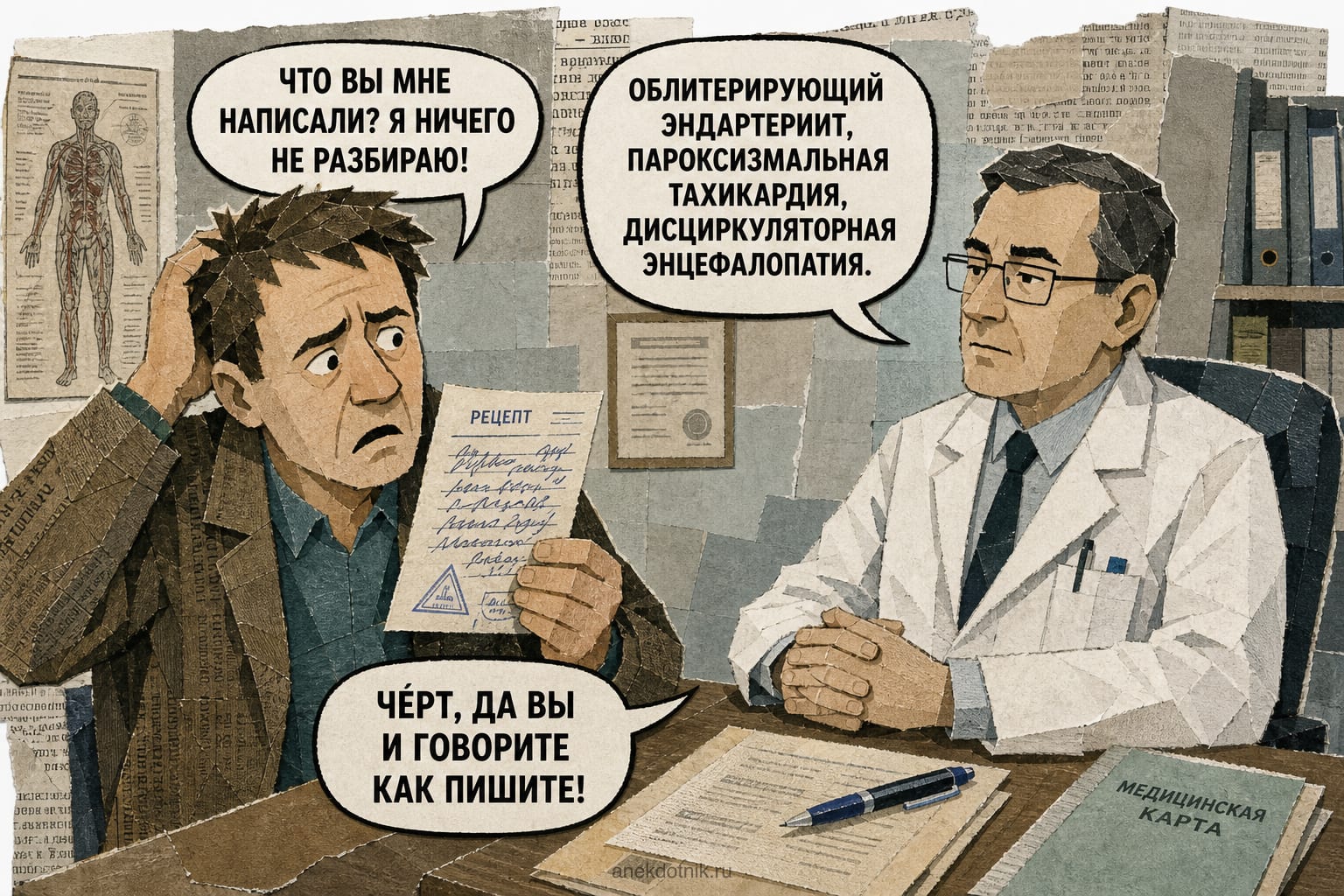 Врач и его почерк