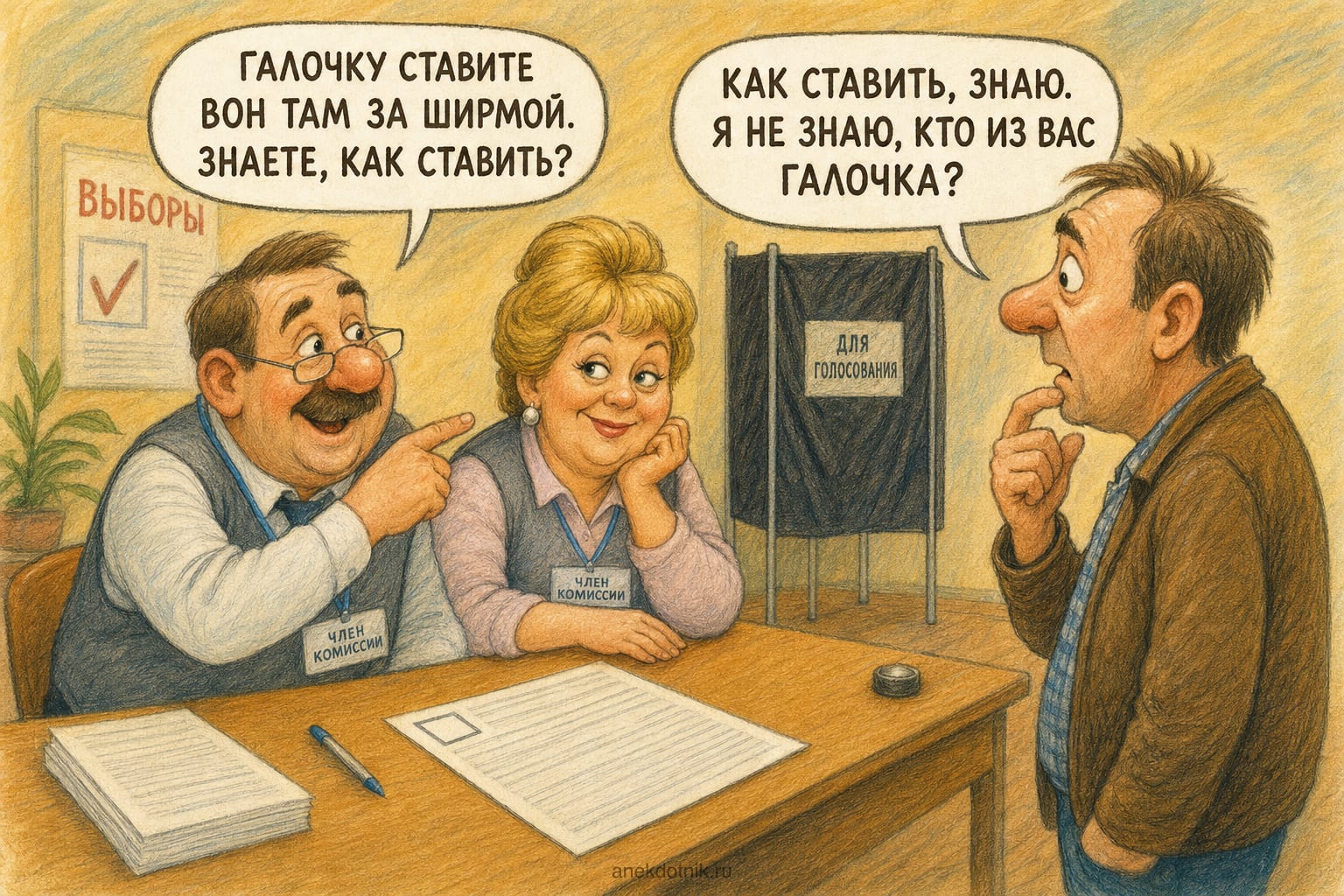 Выборы и Галочка